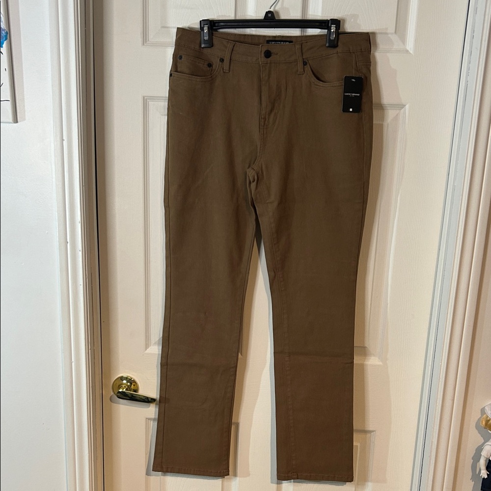 NWT Woman’s Lucky Brand Tan Casual Pants size 12